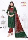 Gamthi Vol 11 By Aarvi Kurti With Pant And Dupatta Wholesale Suppliers In India